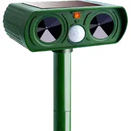 Abilly 2023 Outdoor Solar Ultrasonic Rodent Repeller