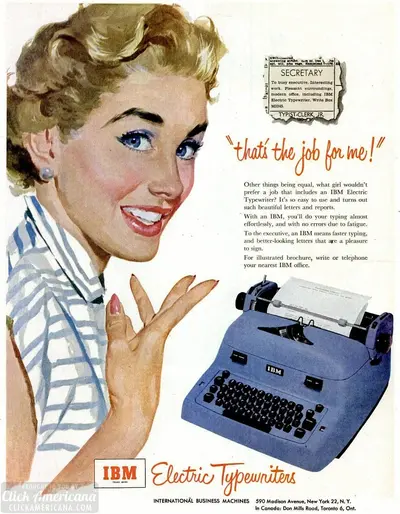 Old IBM Electric Typewriter