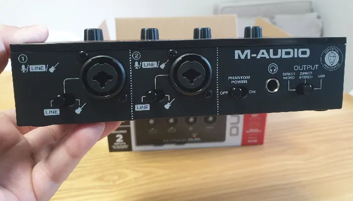M-Audio M-Track Duo Hand